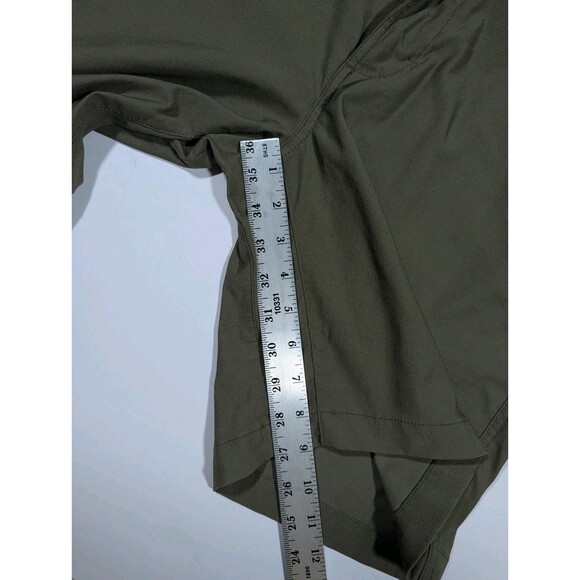 Prana Brion Casual Outdoor Hiking Shorts 34x9 Olive Green Mens - Picture 9 of 9
